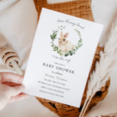 Een Bunny Sweet Baby shower-uitnodiging Kaart