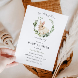 Een Bunny Sweet Baby shower-uitnodiging Kaart