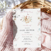 Een Bunny Sweet Baby shower-uitnodiging Kaart