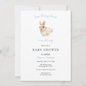 Een Bunny Sweet Baby shower-uitnodiging Kaart (Voorkant)