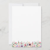 Een Bunny Sweet Floral Love Heart 1st Birthday Kaart (Achterkant)