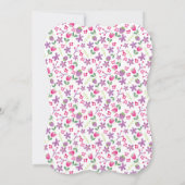 Een Bunny Sweet  Girl Birthday Kaart (Achterkant)