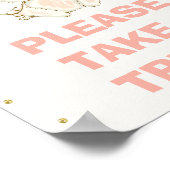 Een Bunny Thema van de Partij van de Verjaardag Poster (Hoek)