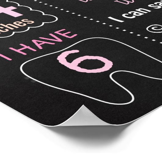 Een Bunny verandert een Ester Birthday-teken Poster (Hoek)