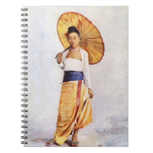 Een Burmese dame Notitieboek