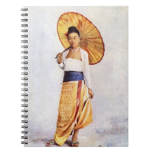 Een Burmese dame Notitieboek (Voorkant)