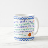 Een Bushel en een Peck Zig Zag Mok (Voorkant rechts)