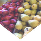 Een Bushel van de Runner van de Lijst van Apples Korte Tafelloper (Hoek)