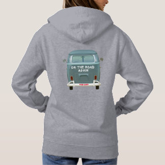 Een busje genaamd Gogh. Camping en Surfer Unisex Hoodie