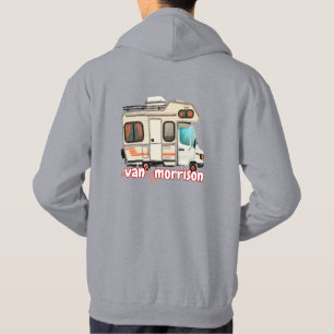 Een busje genaamd Morrison. Camping en Surfer Unis Hoodie