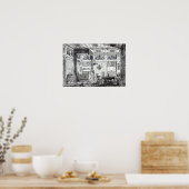 Een busruimte poster (Keuken)