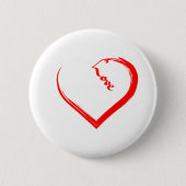Een Button met een groot hart (Voorkant)