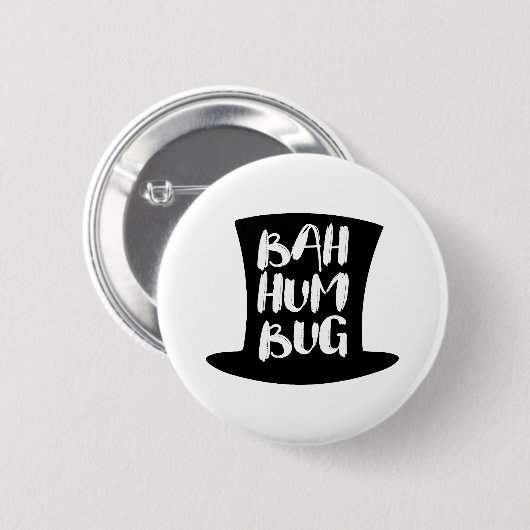 Een Button met kerstcadeautjes voor beestachtige f (Voorkant /achterkant)