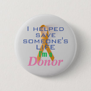 Een Button voor donoren zijn