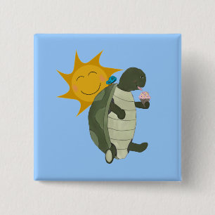 Een Button voor schildpadijs