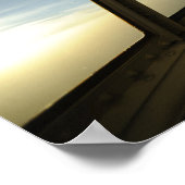 Een C-130 Hercules-piloot scant de horizon Poster (Hoek)