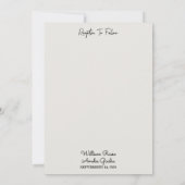 Een Cabine Bos Hout Sky Tree Brand Camping Bruilof Kaart (Achterkant)