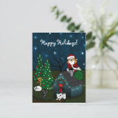 'Een Caboodle Christmas' Feestdagenkaart (Staand voorkant)