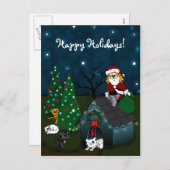 'Een Caboodle Christmas' Feestdagenkaart (Voorkant / Achterkant)