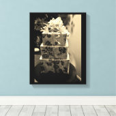 Een cadeau canvas afdruk (Insitu (Houten vloer))