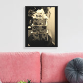 Een cadeau canvas afdruk (Insitu (Woonkamer))