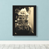 Een cadeau canvas afdruk (Insitu (Houten vloer))