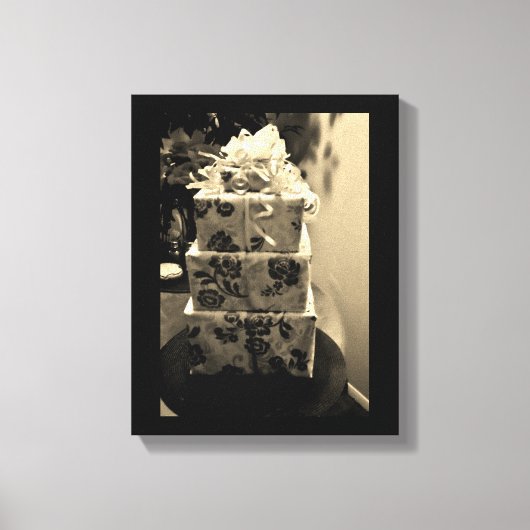 Een cadeau canvas afdruk (Voorkant)