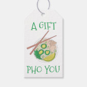 Een cadeau-soep (voor) je Vietnamese soep-soep Cadeaulabel (Voorkant)