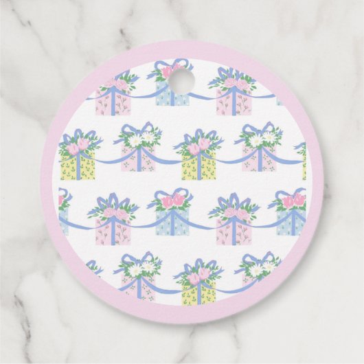 Een cadeau van - Cadeau label labels (Achterkant)