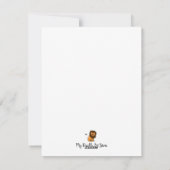 Een cadeau van Nana vakantiekaart Feestdagenkaart (Achterkant)