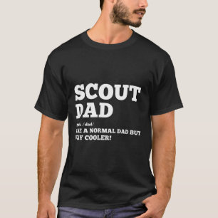 Een cadeau van papa voor vaders dag die papa scout t-shirt