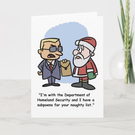 Een cadeau voor de Kerstman Kaart (Voorkant)