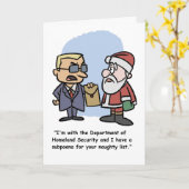 Een cadeau voor de Kerstman Kaart (Gele Bloem)