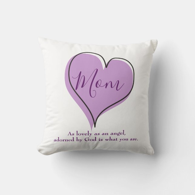 Een cadeau voor een leuk hart voor mama kussen (Voorkant)