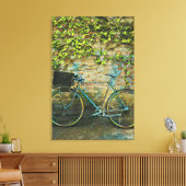 Een cadeau voor een mountainbiking canvas afdruk (Insitu (Woonkamer))