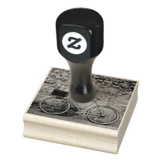 Een cadeau voor een mountainbiking rubberstempel (Stempel)