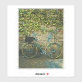 Een cadeau voor een mountainbiking sticker (Vel)