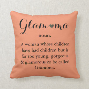 Een cadeau voor het Sierkussen Glam-ma Quote