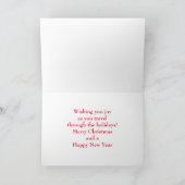 Een cadeau voor je kerstrood Wenskaart Kaart (Binnen)