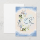 Een cadeau voor jou aankondiging (Voorkant / Achterkant)