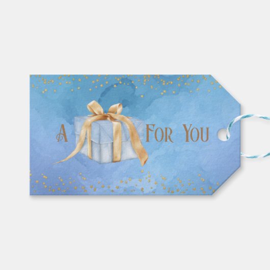 Een cadeau voor jou cadeaulabel (Voorkant (Horizontaal))