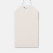 Een cadeau voor jou gouden monogram cadeaulabel (Achterkant)