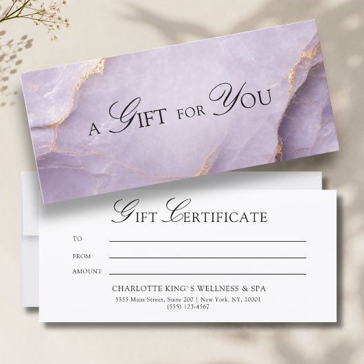 Een cadeau voor jou! Violet goud marmer