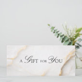 Een cadeau voor jou! Wit goud marmer (Staand voorkant)
