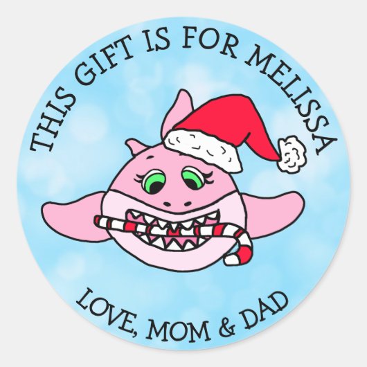 Een cadeau voor persoonlijke cadeautjes Labels (Voorkant)