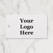 Een cadeau voor u van uw vrienden bedrijfsnaam Log Cadeaulabels (Achterkant (horizontaal))