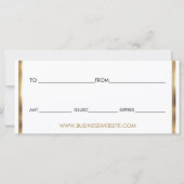 Een cadeaubon Hot Pink lipstick Business 2 (Achterkant)