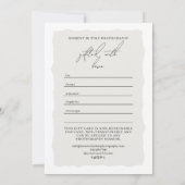 Een cadeaubon voor fotofotografie | Gift Kaart (Achterkant)