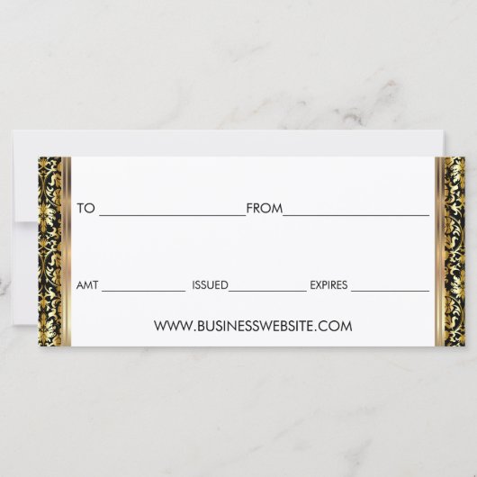 Een cadeaubon voor haar (Achterkant)