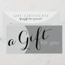 Een cadeaubon voor je ideeën - Typografie 1